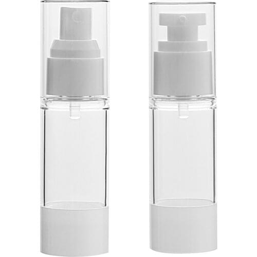 New Portable 30ML/50ML/100ML Spray Bottle Plastic Clear Empty Dispenser Portable Cosmetic Pump Bottle Travel Dispenser