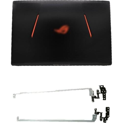 New portable lcd back cover/front frame/hinges/handrest/bottom case for asus rog strix zx53 zx53v zx53vd zx53vw fx53 gl553 gl553