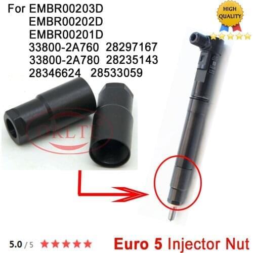 ORLTL Euro 5 Injector Nozzle Cap Diessel Injector Nozzle Nut For Hyundai Kia 33800-2A780 28235143 28533059 28346624