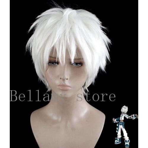Aotu World Silver short hair Cosplay hairwear wigs cos