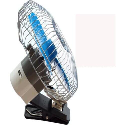 Portable 12V Portable Vehicle Auto Car Fan Oscillating Car Fan Auto Cooling Fan 12V Oscillating Car Fan,Full safety metal guard