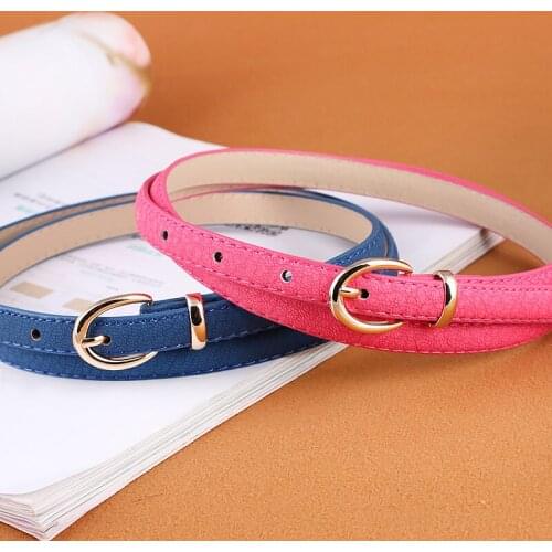 Fashion Belt for Women PU Leather New Casual Metal Pin Buckle Belt Man Jeans Party Dress Decor Waistband Simple Belts
