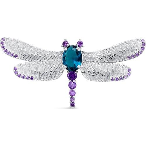 SamoroDki Jewelry Dragonfly Brooches For Clothes