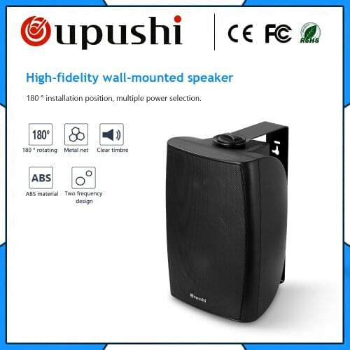 Oupushi CL304 20W Home Theater System Black Background Speaker 2-Way In Wall Speaker