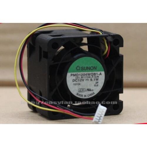 SUNON PMD1204WQB1-A (2).B1736.F.GN DC 12V 9.1W 40x40x28mm Server Cooling Fan