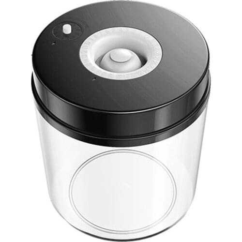 Vacuum Food Container Large Capacity Coffee Canister with Pump Fresh Keeping Food Sealer Round Shape Kitchen Storage jars
