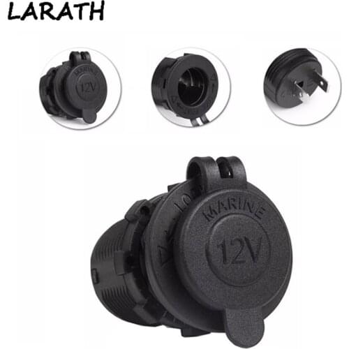 Waterproof Heat Resisting Plastic Power Socket DC 12V 120W Motorcycle Car Tractor Cigarette Lighter Plug Outlet Car Accesories