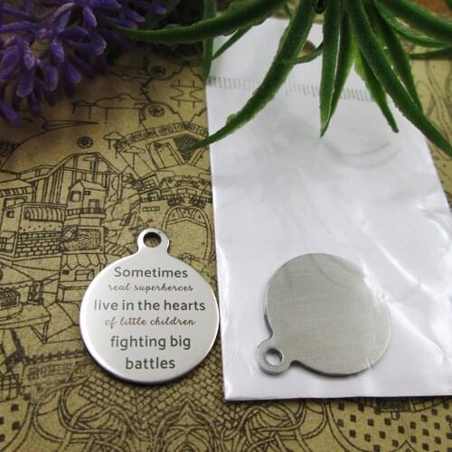 20pcs--"sometimes Real Superheroes live in..."stainless steel charms 5 styles for choosing DIY Charms for necklace bracelets