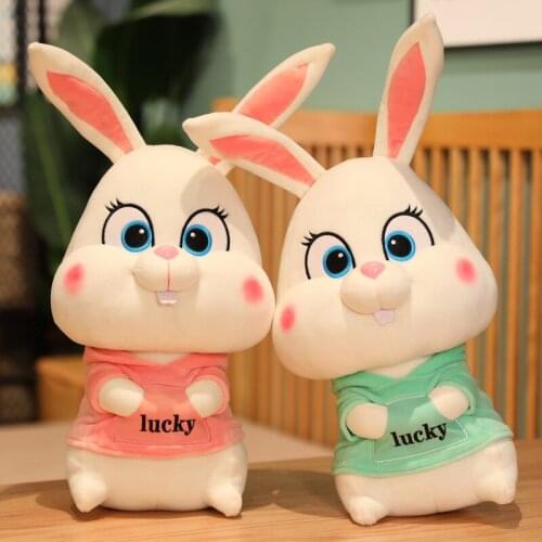 30-55cm Cute Creative Rabbit Appease Kid Sleeping Animal Plush Toy soft pillow large cute stuffed toys Unisex Birthday Gifts