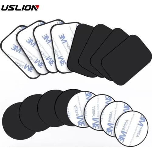 5 Pcs Magnetic Metal Plate Disk For Magnetic Car Phone Holder Universal Iron Sheet Sticker For Phone Stand Mount Auto Adsorption