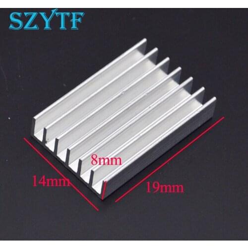 5pcs Heat sink 19*14*8MM (silver slot) high-quality radiator