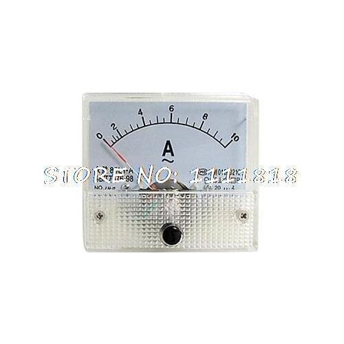 85L1 AC 0-10A Analog Panel Ammeter Gauge Measuring Tool