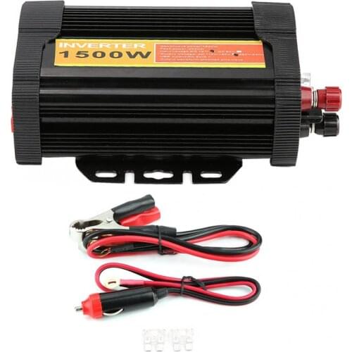 Car Inverters 12V DC to 110V AC 1500W Car Auto Voltage Transformer Inverter Converter Car Charge accessoire voiture