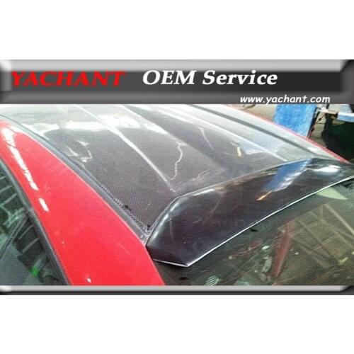 Car-Styling Carbon Fiber Rear Roof Spoiler Wing Fit For 2012-2017 GT86 FT86 ZN6 FRS BRZ ZC6 Roof Spoiler