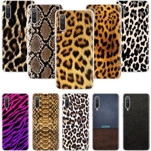 Tiger Leopard Print Panther Phone Case For Xiaomi Mi Note 10 11 9 8 10T 9T CC9 A1 A2 A3 5X 6X Pocophone F1 X3 F2 Pro Lite Coque