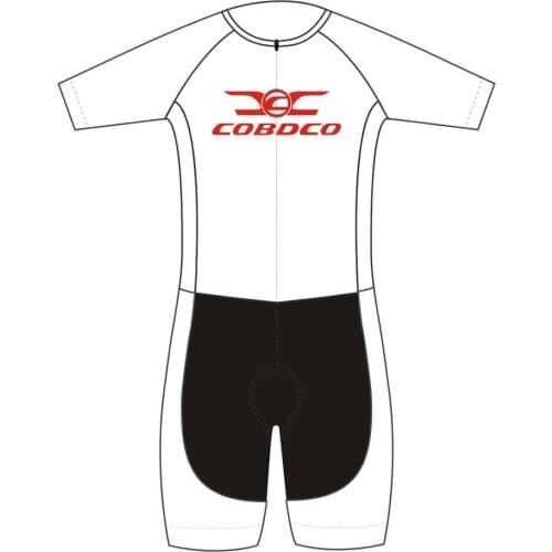 CODBCO Custom Cycling Bodyskuit Mens Cycling Jerseys One Piece Short Cycling Kit Ropa Ciclismo High-density sponge Pad