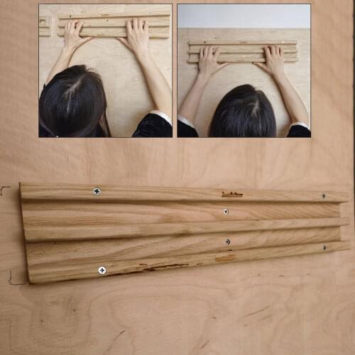 Climbing Fingerboard, Kids Adults Grip Strength Training Board, Hang Board for Pull up Grips Pinch Training Hangboard