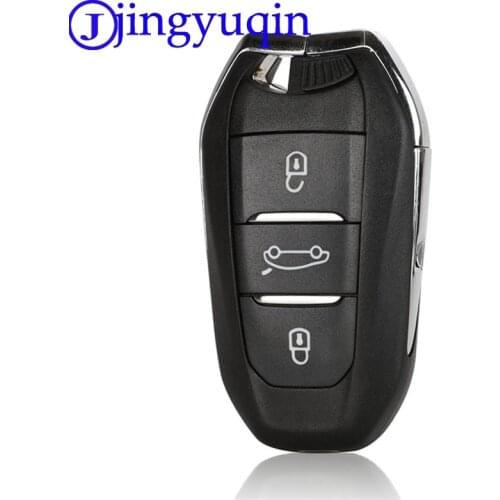 Jingyuqin Remote 3b Car Key Shell Fob For Peugeot 308 508 For Citroen C4 DS4 DS5 Blank Case Cover