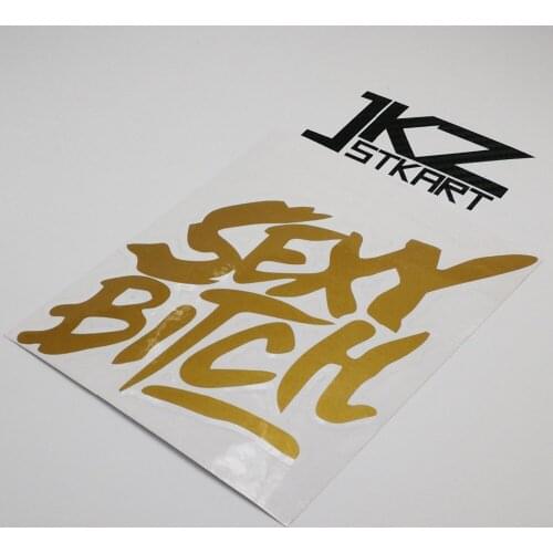 JKZ STKART Vinyl Die Cut Car Sticker Decal Sexy B 15 x 12.5 cm for Motor Bike Laptop Helmet Decorated Stickers