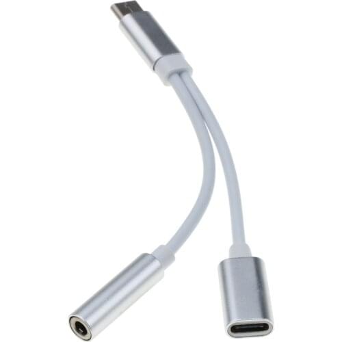 USB Type-C To 3.5mm Jack AUX Headphone Audio Splitter Converter Adapter Cable For Leeco Le Max 2/Pro 3 S3 For Xiaomi Mi 6 6x