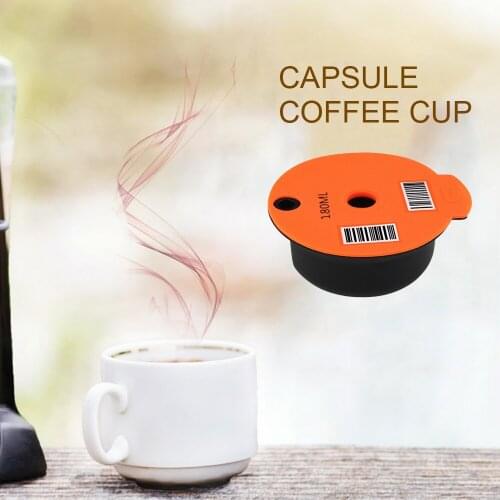 Coffee Capsules Cup Reusable Filter Door Coffee Pods Spoon Brush for Bosch-s Tassimoo 60/180ml Capsule Cup Coffee Maker Machine
