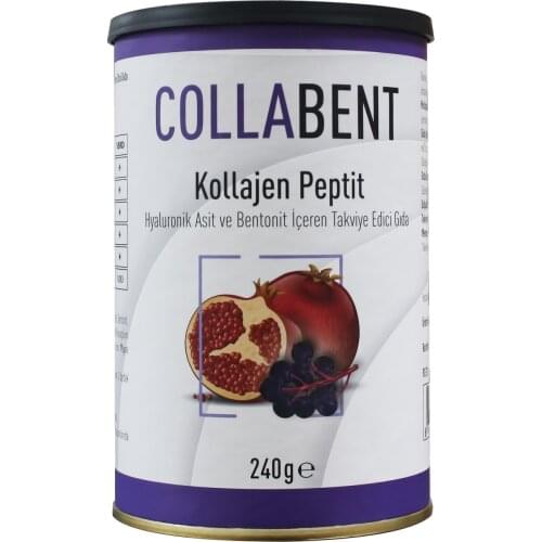 Collagen Peptide-Reinforcing Food Containing Hyaluronic Acid And Bentonite 240 Rejuvenating Treatment Reliable Natural Pure