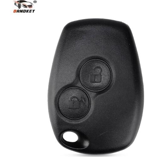 DANDKEY 2BTN Remote Key Shell Case For Renault Megane Modus Espace Laguna Duster Logan DACIA Sandero Fluence Clio Kangoo 206 307