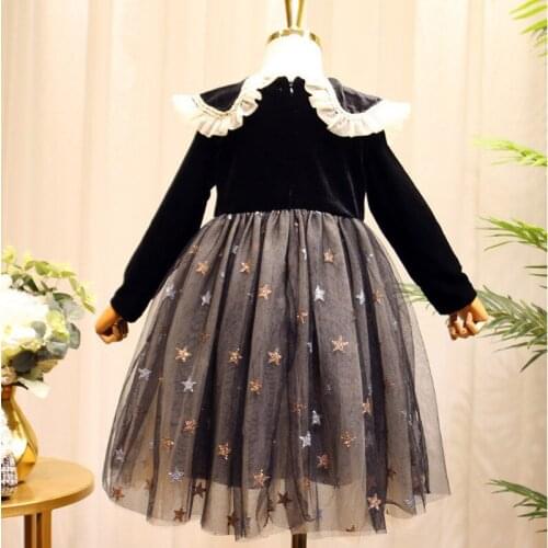 Girl Baby Princess Costumes 2021 New Fashion Kids Party Fancy Prom Dresses Mesh Patchwork Clothes Children Lovely Sweet Clothing