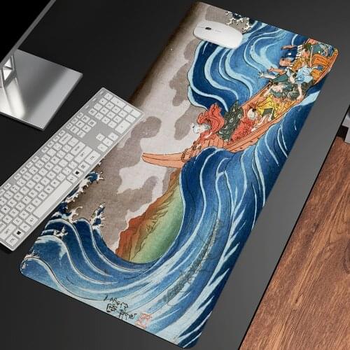 Japan Famous Mount Fuji Mouse Pad 90x40cm Anime XXL Gaming Padmouse Gamer Laptop Keyboard Mouse Mats For Playing Game CSGO