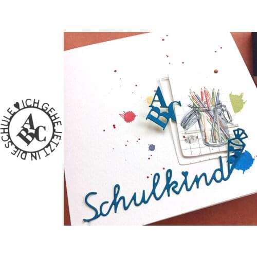 ABC Circle Metal Cutting Dies Stencils for DIY Scrapbooking Album Stamp Paper Card Embossing New 2019 Die Cut