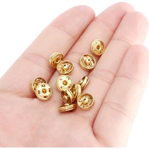 48 Pcs Mini Button Buckle for 1/6 Doll DIY Doll Clothes Metal Buckle Invisible Snap Handmade Doll Clothing Sewing Accessories