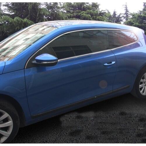 Stainless steel car window trims for Volkswagen Scirocco 2008 2009 2010 2011 2012 2013 2014 2015 2016 2017