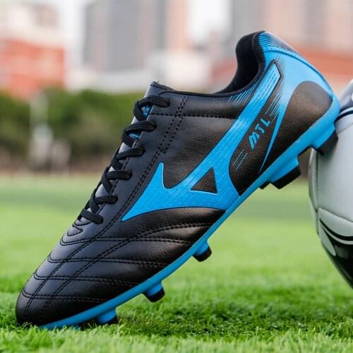 2020 New Men Boys Kids Soccer Shoes Outdoor spikes Football Cleats Soccer Boots Youth Training Sneakers Sports Shoes Size 35-44