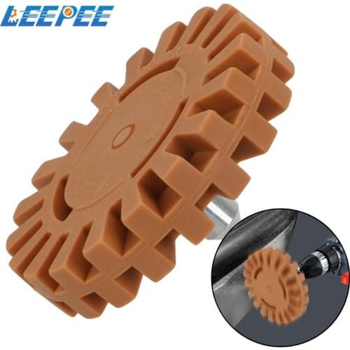 20mm 1/4" Shank Rubber Eraser Whee Auto Repair Paint Tool For Car Glue Stickers And Decals Polishing Wheel Decal Remover