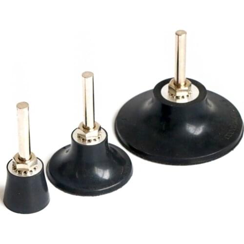 2"/3"1" Roll lock quick change Sanding Disc holder Backing Pad 1/4" 6mm Shank M6 Screw Hole