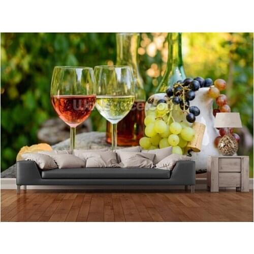 Custom modern wallpaper,Weinprobe,3D photo mural for the living room kitchen restaurant bar background wall waterproof wallpaper