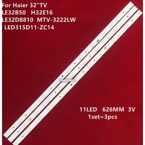 LED backlight for Haier 32"TV LE32B50 H32E16 LE32D8810 LED315D11-ZC14-01(D) 02(D) 03(D) MTV-3222LW T320XVN02.0 (C)