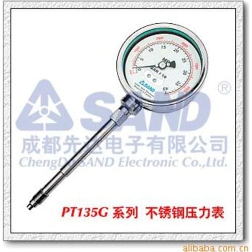 PT135G series pointer stainless steel high temperature melt pressure gauge (Xianda)