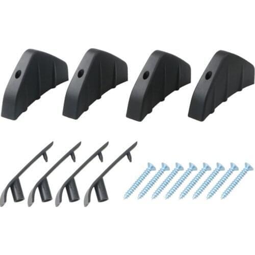 4pcs Universal Car Rear Bumper Cast Shark Spoiler for Opel Astra VAUXHALL MOKKA Zafira Insignia Vectra Antara