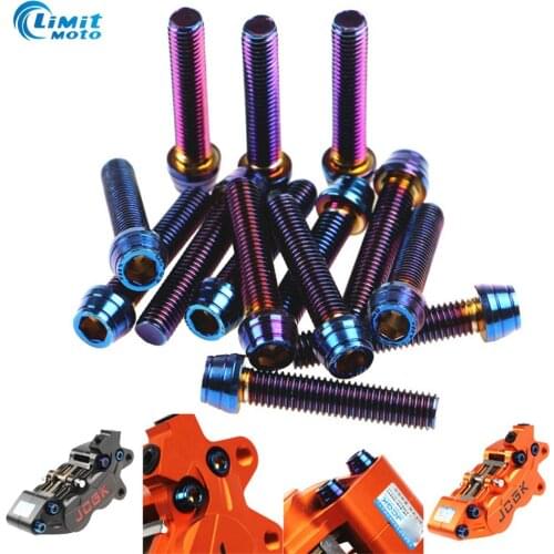 Motorcycle Inner Six Angle Stainless Steel Screws M8mmx1.25mmx40mm For Adl-7 HF6 F101 Brake Caliper Assembly Screws