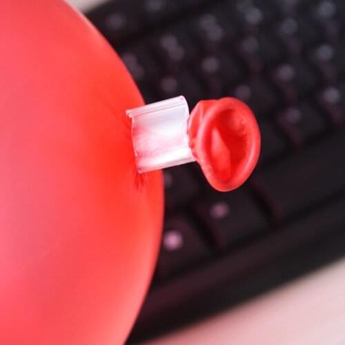 Useful "V" "H" Shape Balloons Sealing Clip Ballon Buttons Clips Wedding/Birthday/Christmas Party Decoration Supplies 100PCS