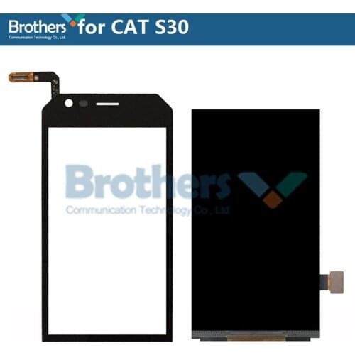 LCD Screen For Cat S30 LCD Display for Cat S30 LCD Assembly Touch Glass Touch Screen Digitizer Phone Replacement Tested Working