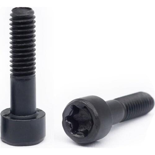 10pcs M6 M8 M10 Torx cylindrical head screws T&TX cup headed screw Anti-theft bolts carbon steel bolt GB2671.2 10mm-50mm long