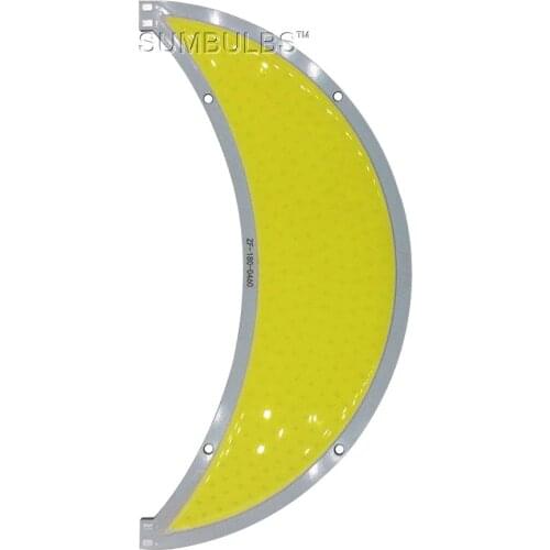 180MM 50W Moonshaped COB Lamp Moon LED Light DC 12-14V Warm White Cold White Ultra Bright DIY COB Lighting Bulb
