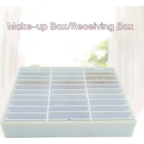 33 Grid Nail Display Nail Color Card Nail Polish Storage Box Atmosphere White Acrylic Material Nails Professional Equipment