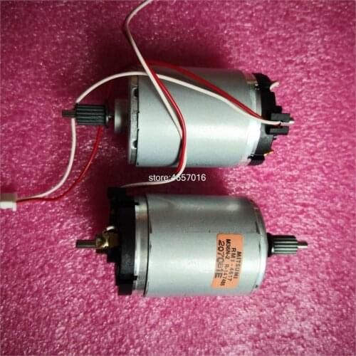 Large torque low noise 545 DC motor double output shaft 12V-24V carbon brush motor