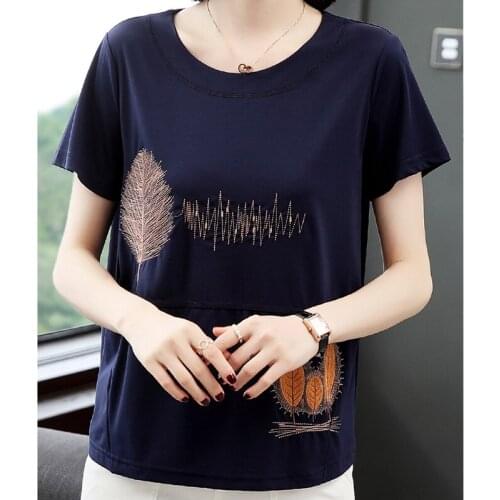 Camisas Mujer 2020 Summer embroidery Blouse Cotton Short Sleeve Shirt Women Plus Size Korean Style Woman Clothes Chemisier Femme