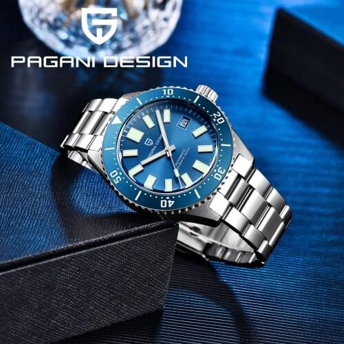 PAGANI Design Automatic Mens Wristwatch Luxury Brand Seiko Movement NH35 Sapphire Stainless Steel Luminous Waterproof Man Watch