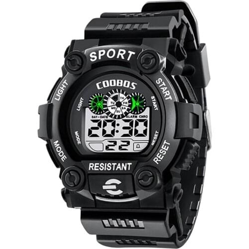 201905071516 Children Watch Digital Watches Luminous The Boy Girl Multi-function Waterproof Student Sports Watch