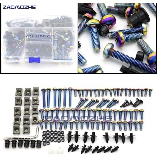 For YAMAHA YZF-R3 R1 R15 R6 R25 Motorcycle Accessories Stainless Steel Full Fairing Bolt Kits Bodywork Screws